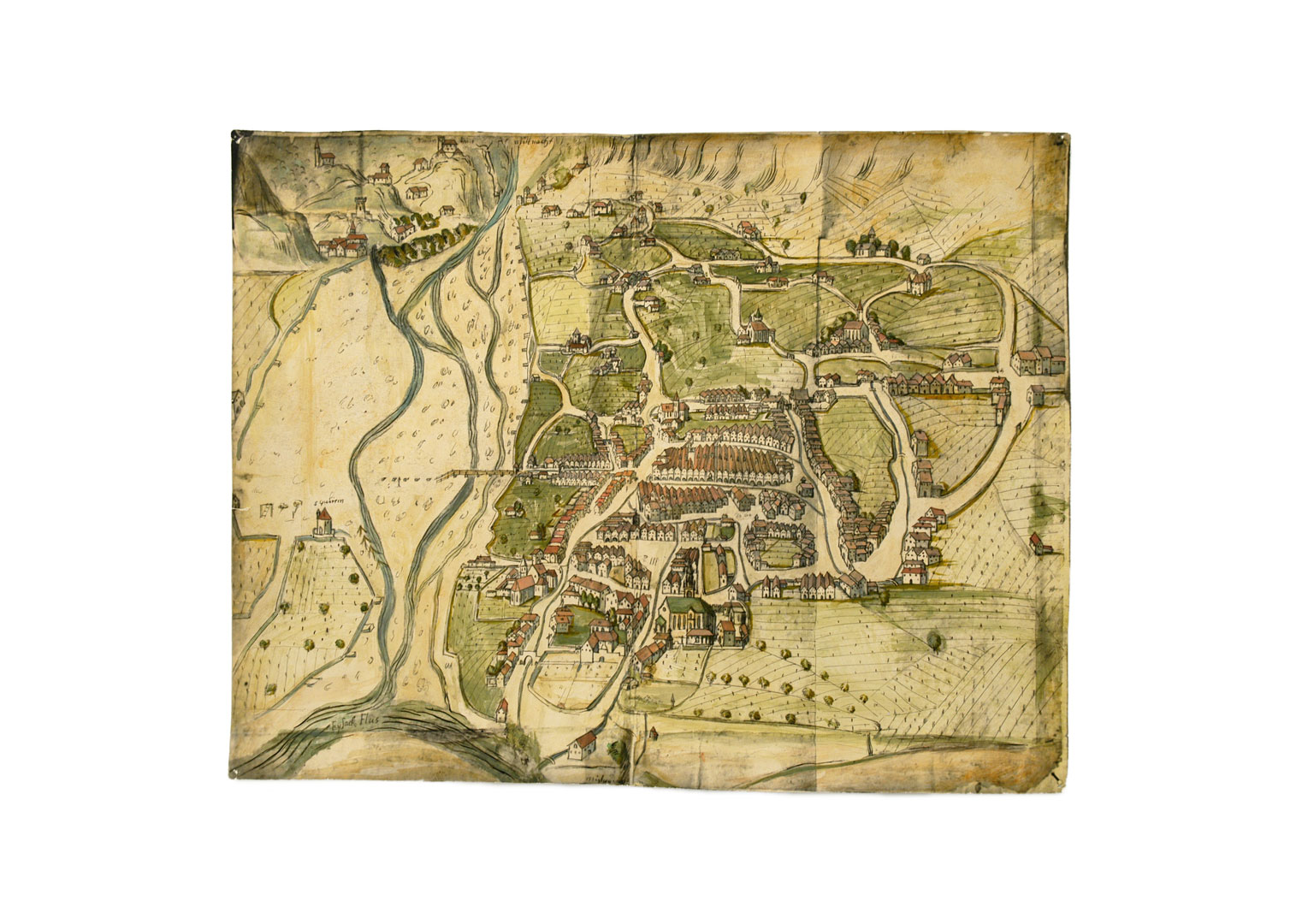 hand drawn medieval map of Bolzano from 1607 https://www.comune.bolzano.it/GalleryDetail.jws?src=26606_Ludwig_Pfendter_1607_Museum_6973_A.jpg