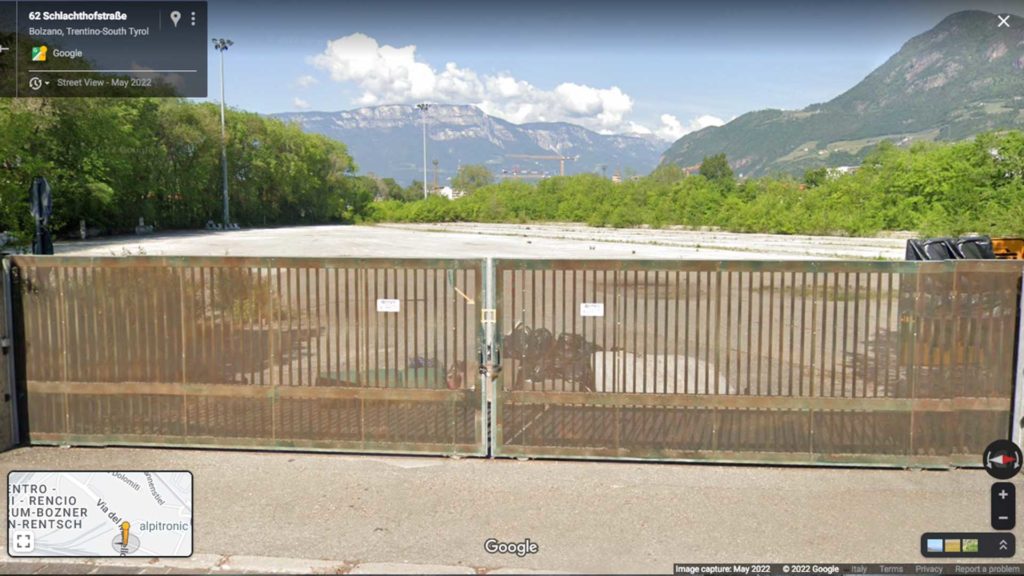 the trash mountain on google maps